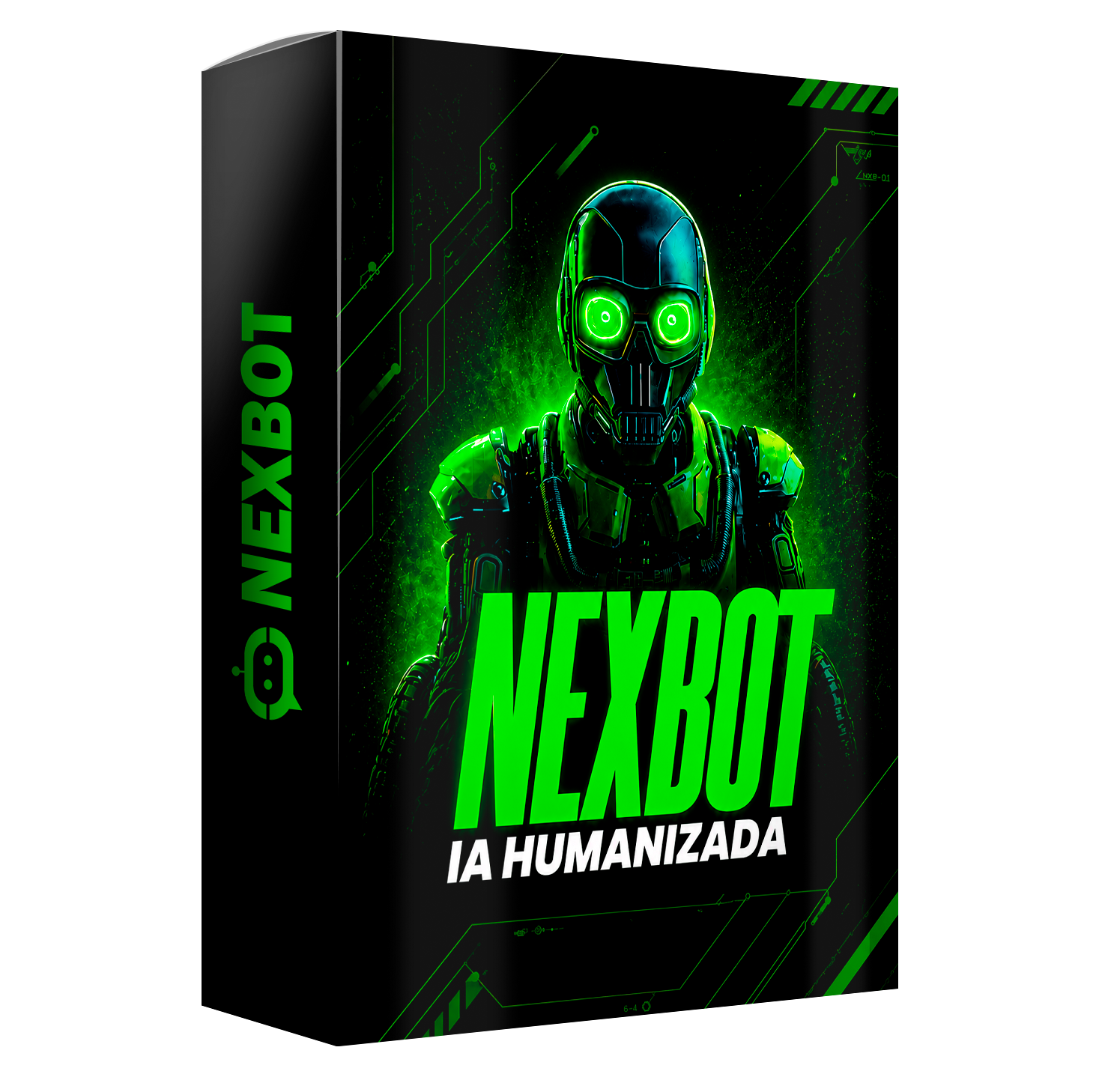 Caixa do produto Nexbot IA Humanizada